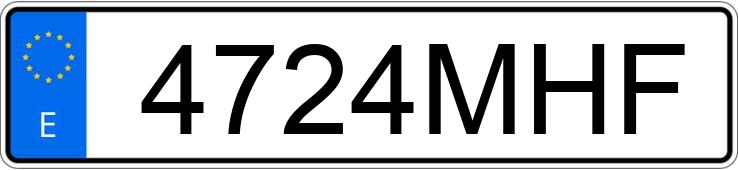 Numer rejestracyjny 4724MHF posiada RENAULT CLIO Numer rejestracyjny 4724MHF posiada RENAULT CLIO