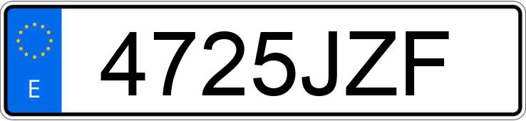 Numer rejestracyjny 4725JZF posiada PIAGGIO COMMERCIAL PORTER Numer rejestracyjny 4725JZF posiada PIAGGIO COMMERCIAL PORTER