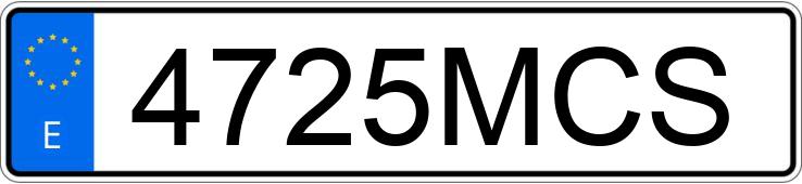 Numer rejestracyjny 4725MCS posiada MAZDA CX-5