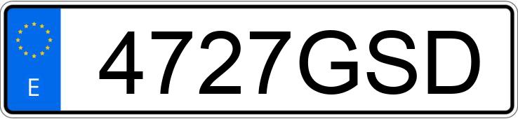 Numer rejestracyjny 4727GSD posiada AUDI A4