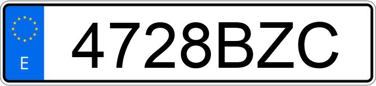 Numer rejestracyjny 4728BZC posiada RENAULT CLIO Numer rejestracyjny 4728BZC posiada RENAULT CLIO