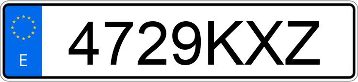 Numer rejestracyjny 4729KXZ posiada PEUGEOT 208