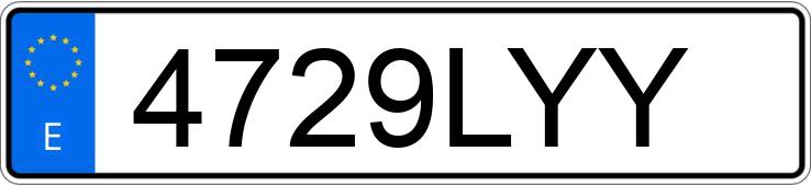 Numer rejestracyjny 4729LYY posiada RENAULT CAPTUR