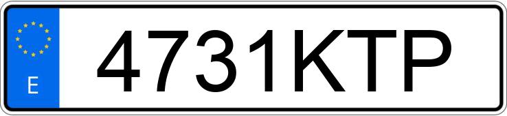 Numer rejestracyjny 4731KTP posiada SEAT LEON