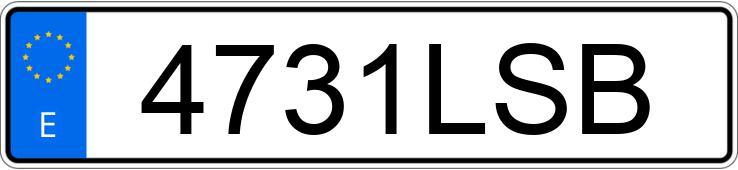 Numer rejestracyjny 4731LSB posiada VOLKSWAGEN CADDY
