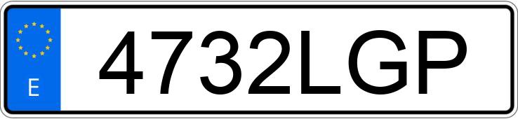 Numer rejestracyjny 4732LGP posiada KYMCO SUPER DINK