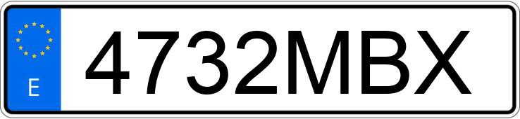 Numer rejestracyjny 4732MBX posiada HARLEY DAVIDSON SOFTAIL