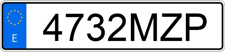 Numer rejestracyjny 4732MZP posiada BMW X4