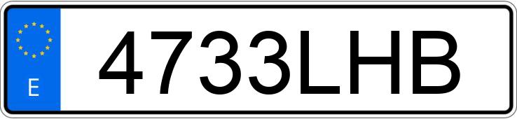 Numer rejestracyjny 4733LHB posiada BMW SERIE 4