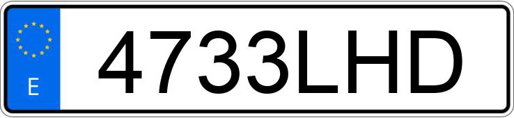 Numer rejestracyjny 4733LHD posiada VOLKSWAGEN T-ROC