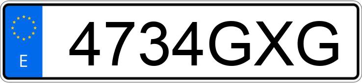 Numer rejestracyjny 4734GXG posiada KYMCO SUPER DINK