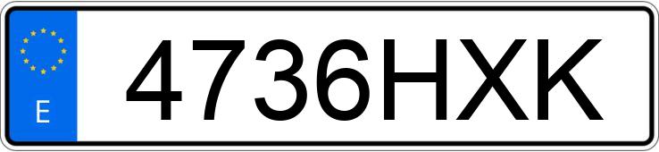 Numer rejestracyjny 4736HXK posiada CITROEN C3