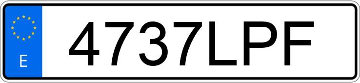 Numer rejestracyjny 4737LPF posiada MINI MINI