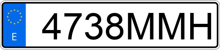 Numer rejestracyjny 4738MMH posiada KIA RIO