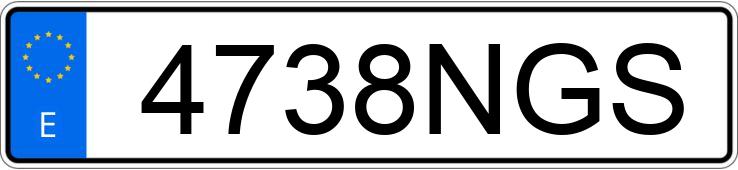 Numer rejestracyjny 4738NGS posiada TOYOTA RAV4 Numer rejestracyjny 4738NGS posiada TOYOTA RAV4