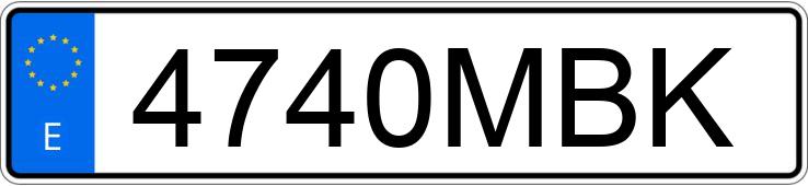 Numer rejestracyjny 4740MBK posiada BMW SERIE 4 Numer rejestracyjny 4740MBK posiada BMW SERIE 4