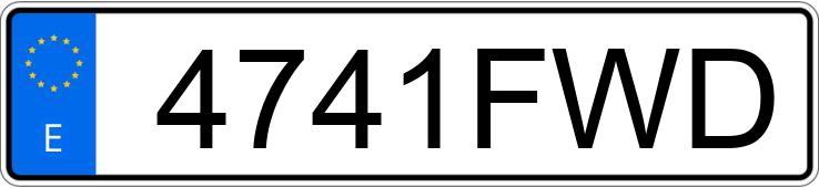 Numer rejestracyjny 4741FWD posiada OPEL ASTRA GTC 1.9 CDTI SPORT 120 Numer rejestracyjny 4741FWD posiada OPEL ASTRA GTC 1.9 CDTI SPORT 120