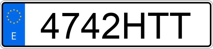 Numer rejestracyjny 4742HTT posiada OPEL MOKKA