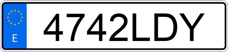 Numer rejestracyjny 4742LDY posiada SEAT LEON