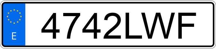 Numer rejestracyjny 4742LWF posiada BMW SERIE 4