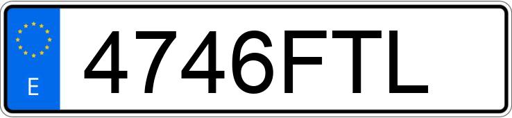 Numer rejestracyjny 4746FTL posiada AUDI A5 Numer rejestracyjny 4746FTL posiada AUDI A5