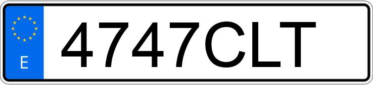 Numer rejestracyjny 4747CLT posiada BMW SERIE 5 Numer rejestracyjny 4747CLT posiada BMW SERIE 5