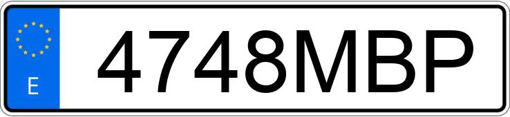 Numer rejestracyjny 4748MBP posiada HYUNDAI IONIQ 5