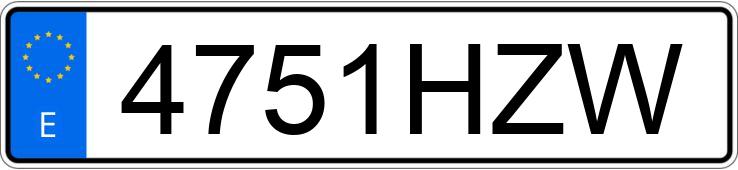 Numer rejestracyjny 4751HZW posiada KIA SPORTAGE Numer rejestracyjny 4751HZW posiada KIA SPORTAGE