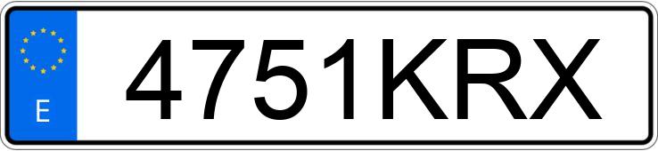 Numer rejestracyjny 4751KRX posiada MERCEDES ACTROS Numer rejestracyjny 4751KRX posiada MERCEDES ACTROS