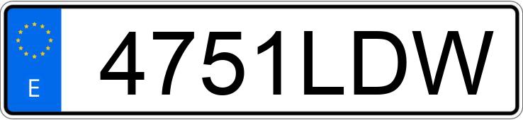 Numer rejestracyjny 4751LDW posiada MERCEDES GLE (167)