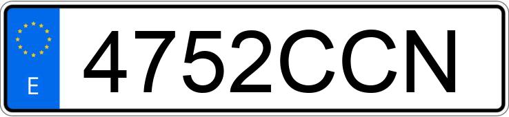 Numer rejestracyjny 4752CCN posiada CITROEN XSARA Numer rejestracyjny 4752CCN posiada CITROEN XSARA