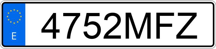 Numer rejestracyjny 4752MFZ posiada MOTO GUZZI V 100