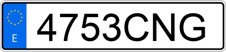 Numer rejestracyjny 4753CNG posiada SEAT LEON