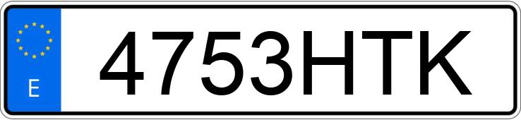 Numer rejestracyjny 4753HTK posiada MAZDA MAZDA6 Numer rejestracyjny 4753HTK posiada MAZDA MAZDA6