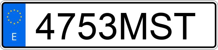 Numer rejestracyjny 4753MST posiada BMW S Numer rejestracyjny 4753MST posiada BMW S