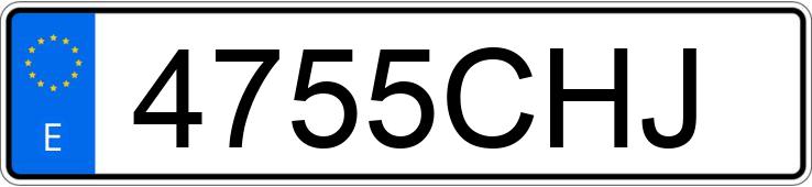 Numer rejestracyjny 4755CHJ posiada BMW SERIE 3 Numer rejestracyjny 4755CHJ posiada BMW SERIE 3