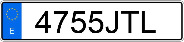 Numer rejestracyjny 4755JTL posiada MAZDA CX-5