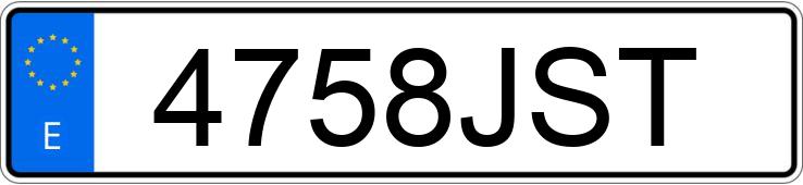 Numer rejestracyjny 4758JST posiada RENAULT TRAFIC Numer rejestracyjny 4758JST posiada RENAULT TRAFIC