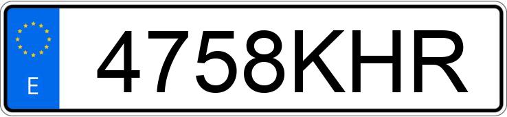 Numer rejestracyjny 4758KHR posiada AUDI A3 Numer rejestracyjny 4758KHR posiada AUDI A3
