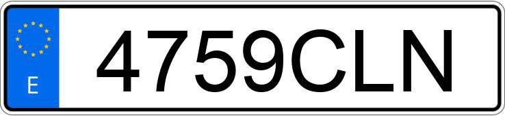 Numer rejestracyjny 4759CLN posiada NISSAN PATROL GR