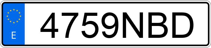 Numer rejestracyjny 4759NBD posiada BYD SEAL