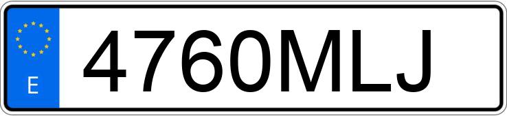 Numer rejestracyjny 4760MLJ posiada CITROEN JUMPER