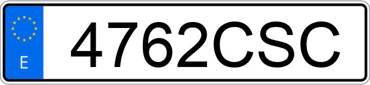 Numer rejestracyjny 4762CSC posiada SEAT LEON