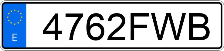 Numer rejestracyjny 4762FWB posiada MAZDA MAZDA3 Numer rejestracyjny 4762FWB posiada MAZDA MAZDA3