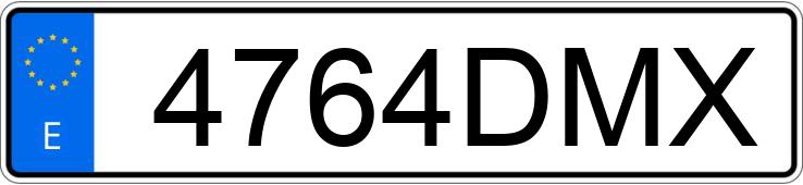 Numer rejestracyjny 4764DMX posiada MERCEDES C (203)