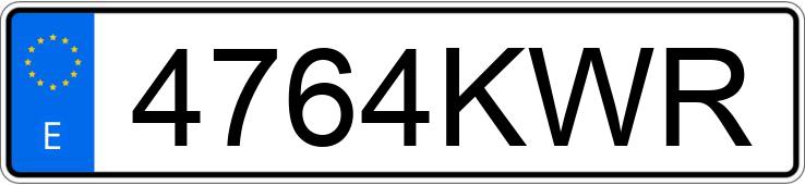 Numer rejestracyjny 4764KWR posiada VOLKSWAGEN SCIROCCO Numer rejestracyjny 4764KWR posiada VOLKSWAGEN SCIROCCO