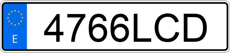 Numer rejestracyjny 4766LCD posiada OPEL VIVARO
