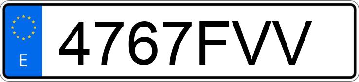 Numer rejestracyjny 4767FVV posiada OPEL CORSA