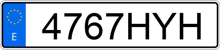 Numer rejestracyjny 4767HYH posiada PEUGEOT 208