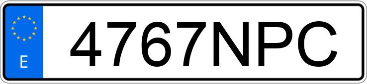 Numer rejestracyjny 4767NPC posiada CUPRA FORMENTOR